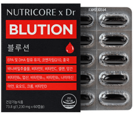 뉴트리코어 블루션 가격 효과 내돈내산 후기 할인정보(안보면 손해)