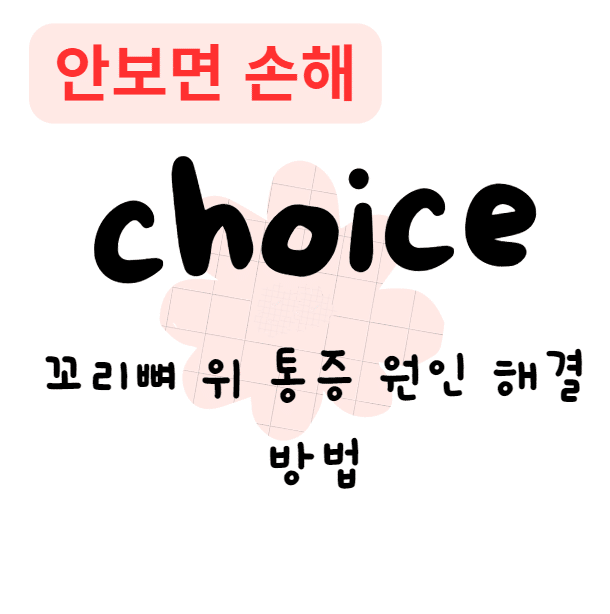 꼬리뼈 통증 원인 해결 방법(안보면 손해) 꼬리뼈 통증 원인 해결 방법(안보면 손해)