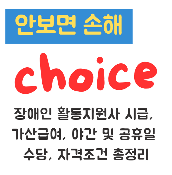 장애인 활동지원사