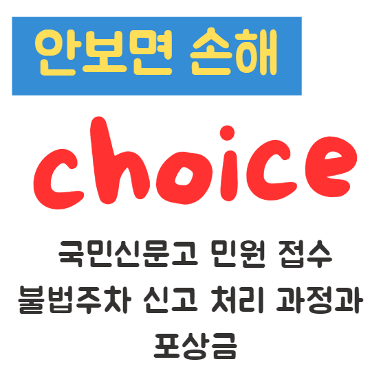 국민신문고 민원 접수 불법주차 신고 처리 과정과 포상금 국민신문고 민원 접수 불법주차 신고 처리 과정과 포상금